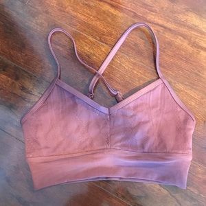 Alo Yoga Aria Lace Sports Bra XS